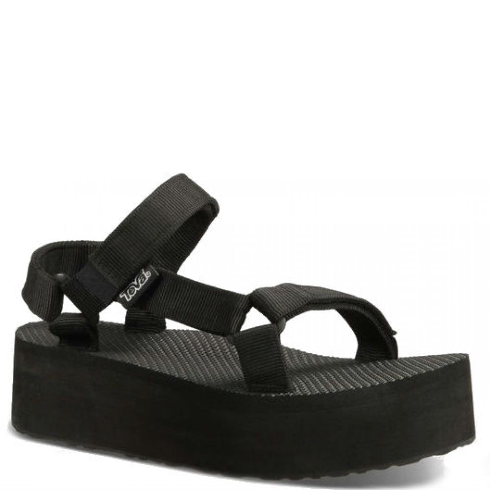 Teva Women's Universal Flatform in Black - Getoutside Shoes
