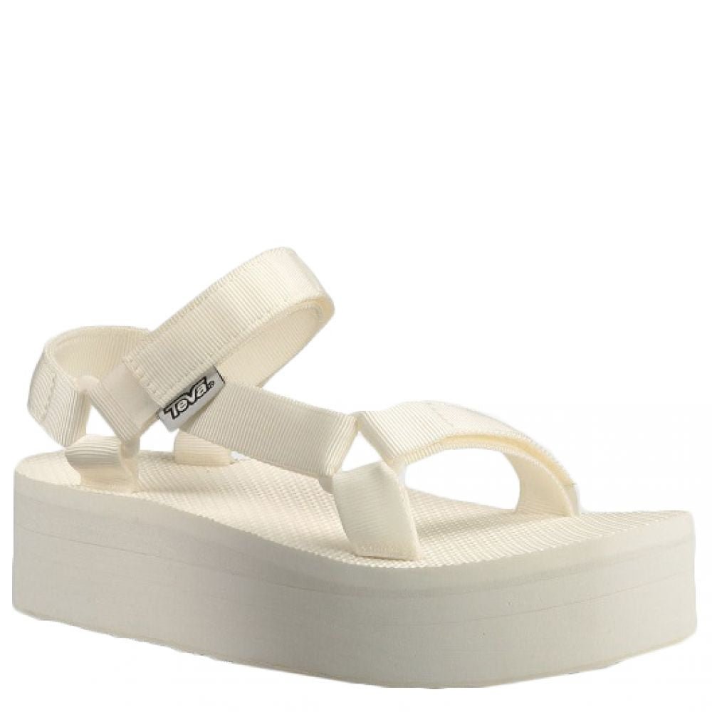 Teva Women's Universal Flatform in Bright White - Getoutside Shoes