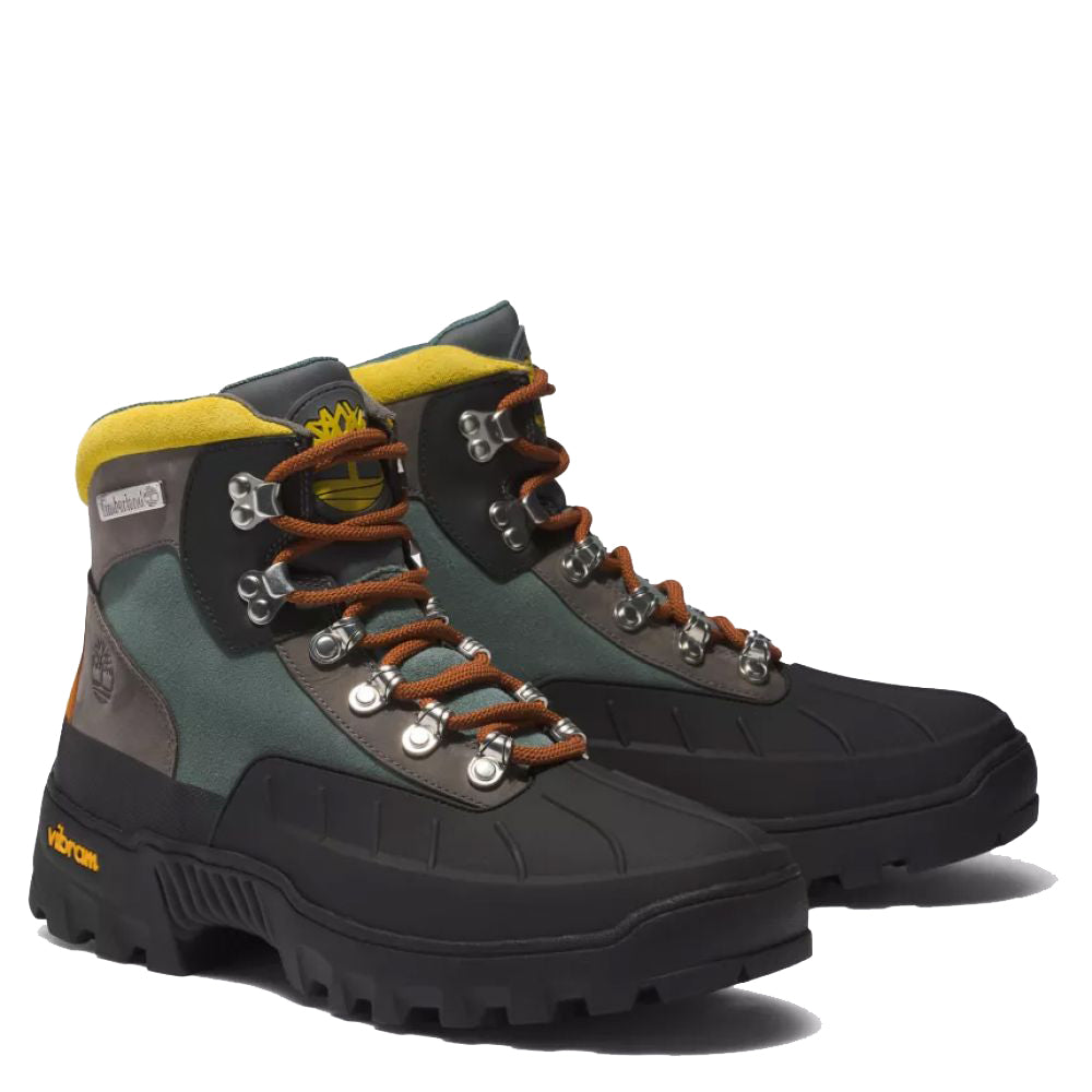 Timberland Men&#39;s Euro Hiker Shell Toe Boots in Medium Grey Nubuck