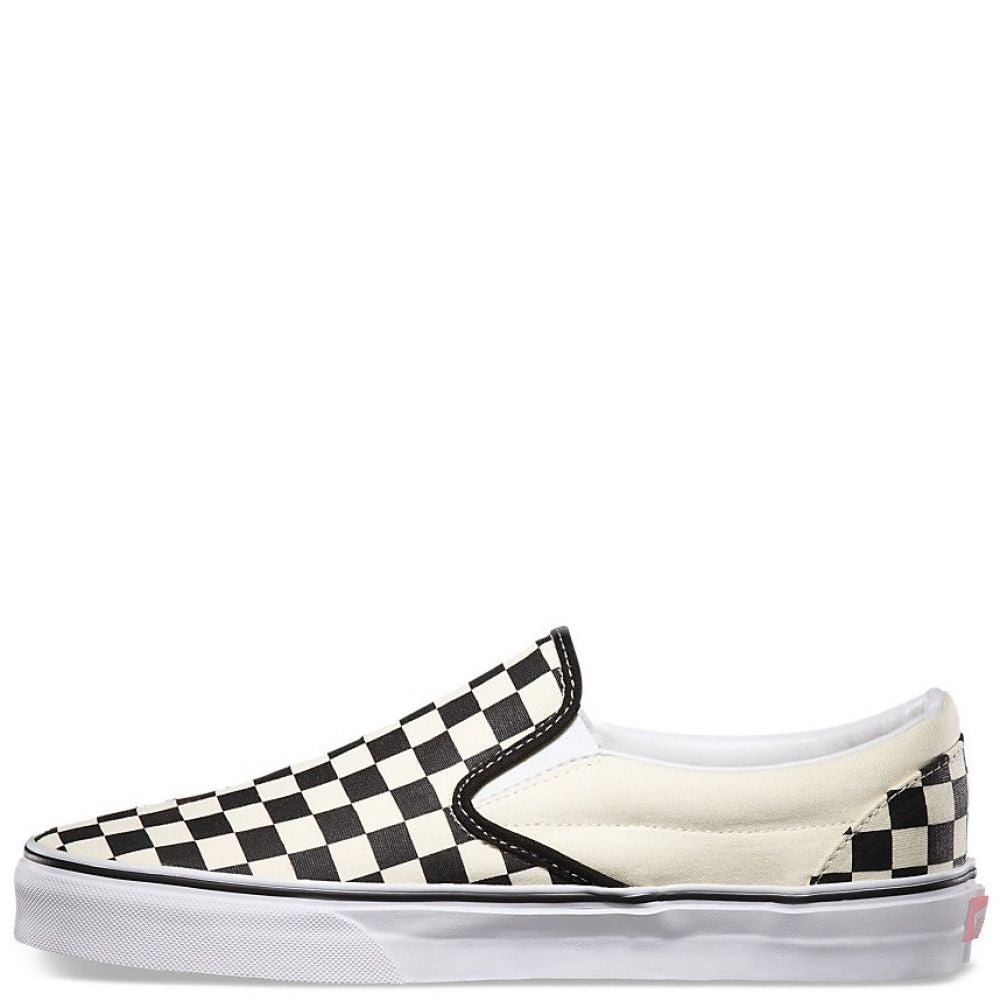 Vans Checkerboard Slip-On in Black/Off White - Getoutside Shoes