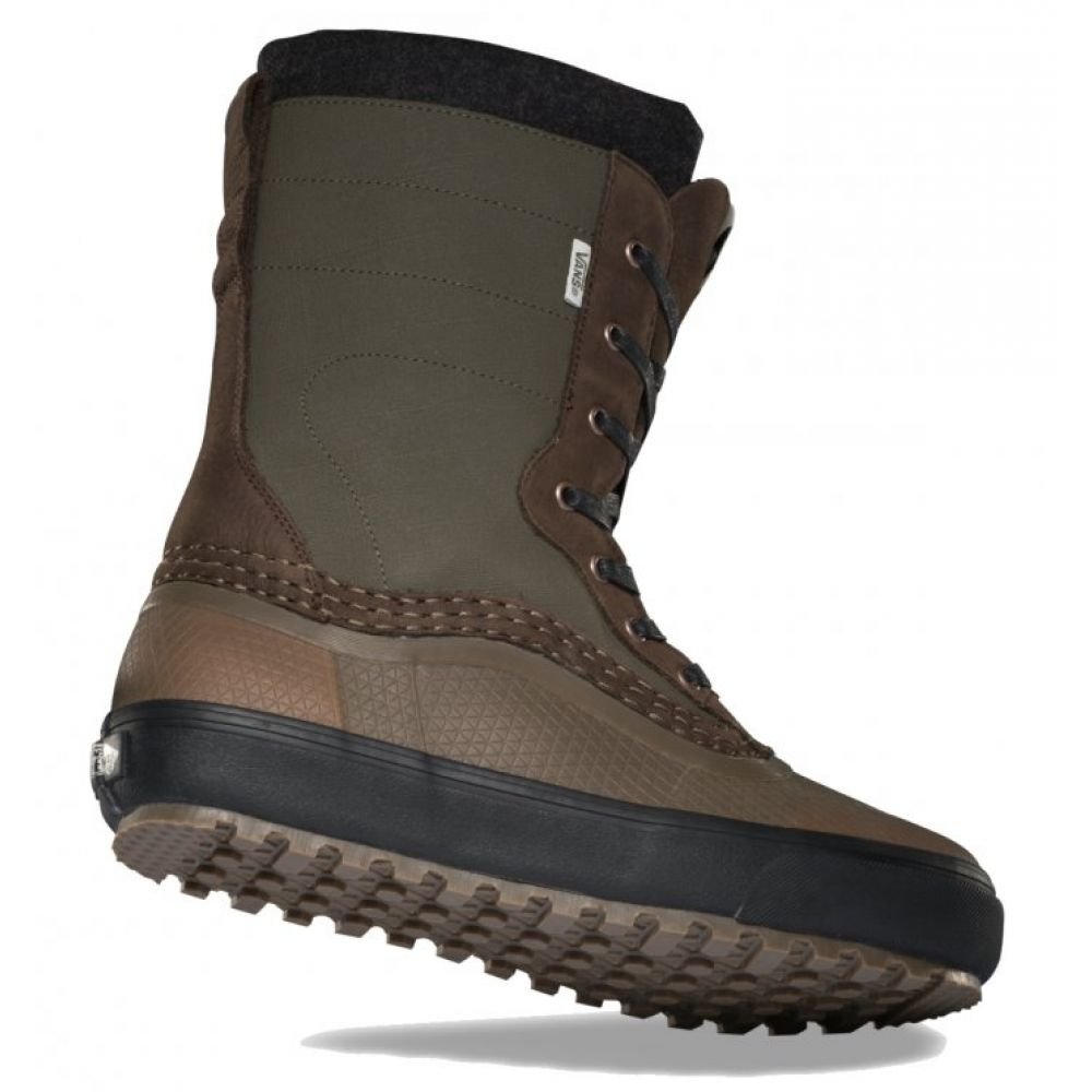 Vans Men's Standard Zip MTE Snow Boot in Grape Leaf/Brown - Getoutside Shoes
