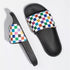Vans Women's Glitter Slide-On in Checkerboard-Multi - Getoutside Shoes