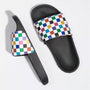 Vans Women's Glitter Slide-On in Checkerboard-Multi - Getoutside Shoes