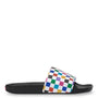 Vans Women's Glitter Slide-On in Checkerboard-Multi - Getoutside Shoes