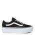 Vans Women's Old Skool Stackform in Suede/Canvas Black/True White - Getoutside Shoes