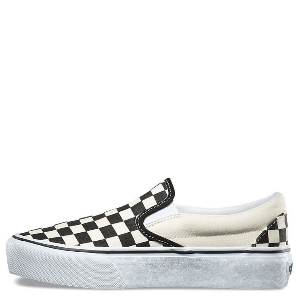 Vans Women's Slip-On Platform in Checkerboard - Getoutside Shoes