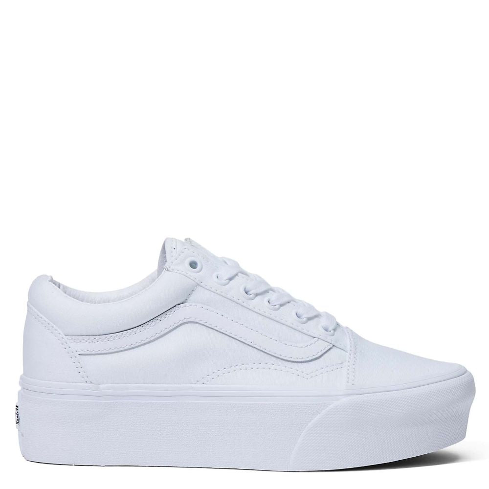 Vans Women&#39;s Old Skool Stackform in True White