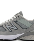 New Balance Women's Made in US 990v5 in Grey with Castlerock