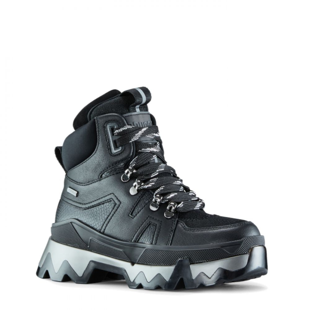 Cougar Women&#39;s Wicked Leather Winter Sneaker with PrimaLoft in Black