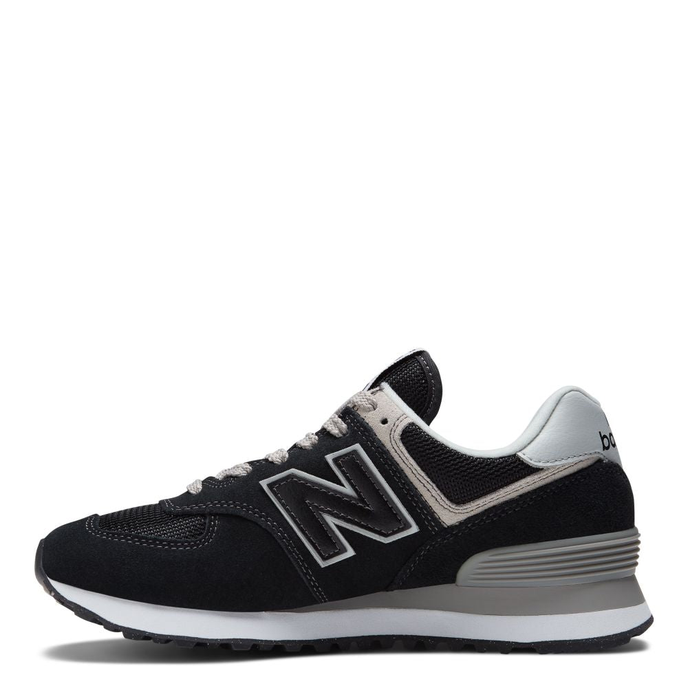 New Balance Women&#39;s 574v3 in Black with White